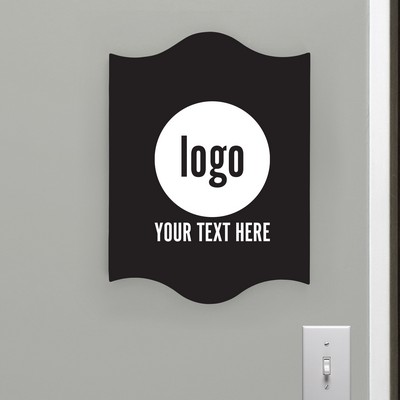 Personalized Corporate Logo Rounded End Sign