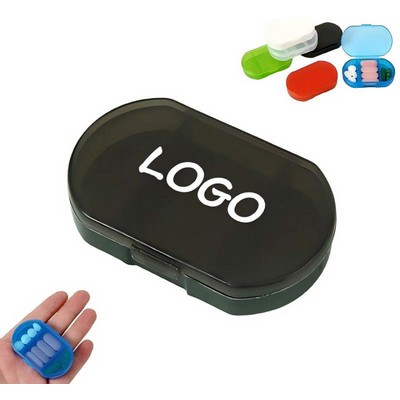 Compact Portable Three-Compartment Mini PP Pill Box