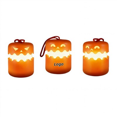 Foldable LED Pumpkin Lantern with Spooky Glow for Halloween Parties and Decor
