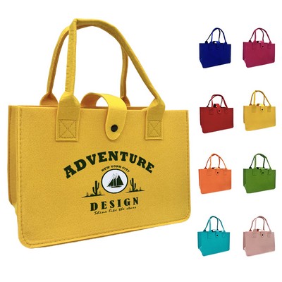 Custom Felt Tote Bag