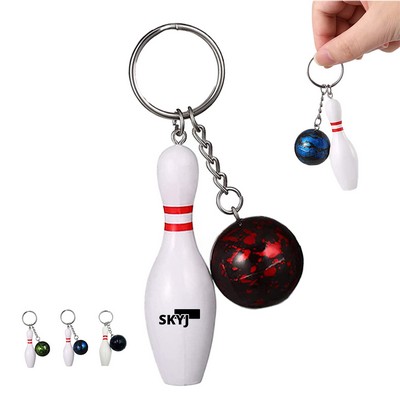 Bowling Ball Pendant Keychains