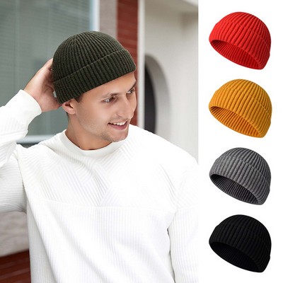 Thick Knit Fashion Skull Cap