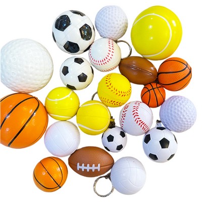 Eco-Friendly PU Stress Squeeze Ball – Classic Round Stress Reliever in Multiple Colors