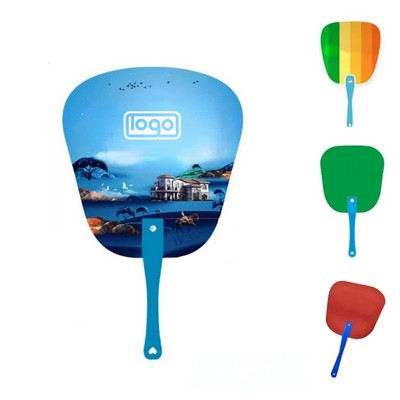 Custom PVC Promotional Handheld Fan