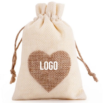 Drawstring Burlap Gift Bag