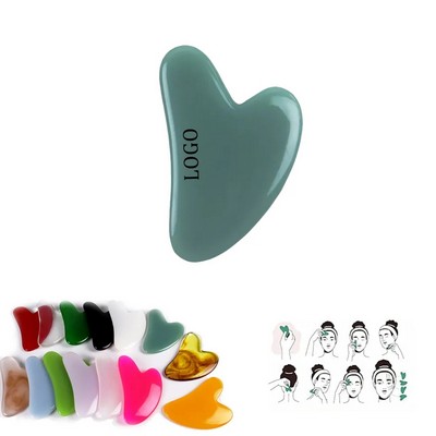 Heart-Shaped Facial Gua Sha Tool