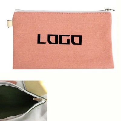 Canvas Zippered Pouch