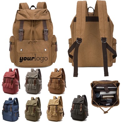 Canvas Shoulder Backpack