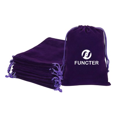 11.8" X 15.8" Soft Velvet Cloth Jewelry Pouches/Drawstring Bags for Jewelry Wedding Candy Gift Bags