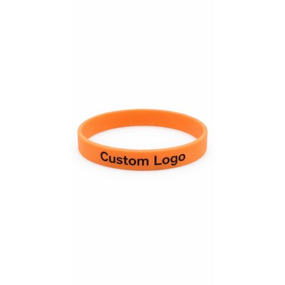 Customizable Silicone Wristbands With Printed Logos.