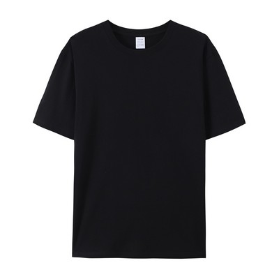 Unisex Solid Color 180GSM Round Neck Short Sleeve