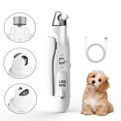 2-in-1 Pet Nail Clipper & Grinder Set