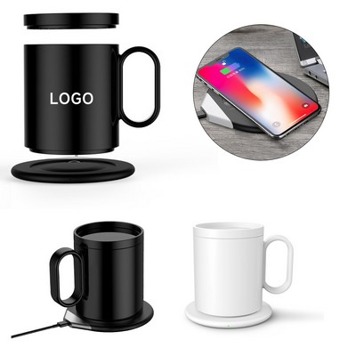 Electric Coffee Warmer Mug w/Phone Charge