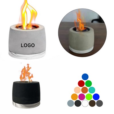 Concrete Tabletop Mini Portable Fire Pit