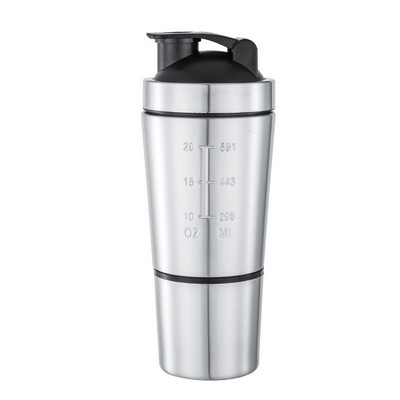 20oz Stainless Steel Drink Bottle with Storage Bottom