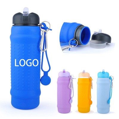 Outdoor Foldable Sports Silicone Water Bottle