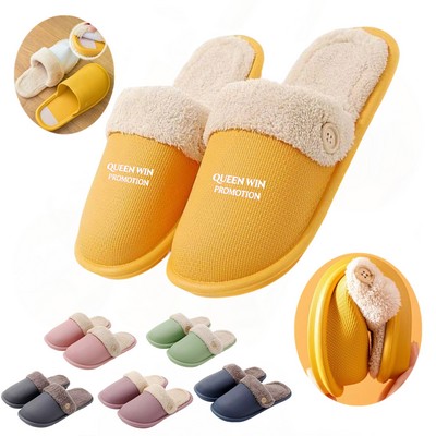 Cozy Unisex Removable-Liner Indoor Slippers