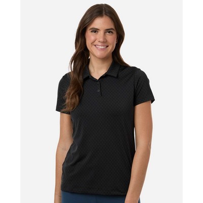 Adidas® Women's 4-Way Stretch Printed Polo