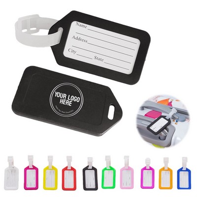 Luggage Tag with Secure Buckle