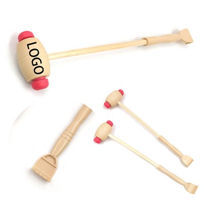 2" 1 Wood Massager Hammer / Back Scratcher
