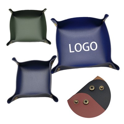 PU Leather Jewelry Tray