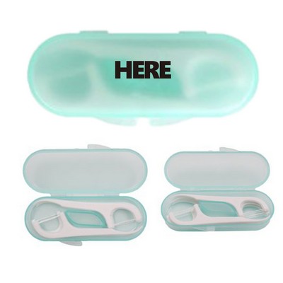 Plastic Portable 10 Pack Dental Floss Box