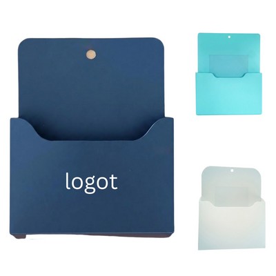 Large Magnetic Wall File Pocket (A4 Capacity)