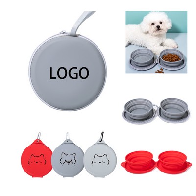 Portable Silicone Folding Pet Bowl