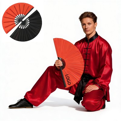 Bamboo Bone Double Sided Tai Chi Performance Fan