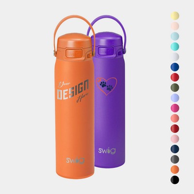 22 oz SWIG® Stainless Steel Insulated Leakproof EZ Fill Water Bottle
