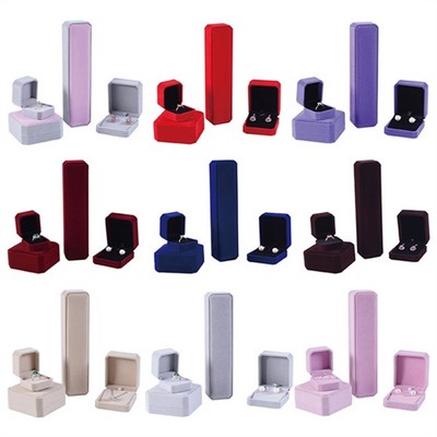 Velvet Jewelry Chain Necklace Bracelet Gift Box