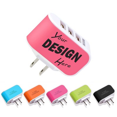 Smart LED Light Mobile Charging Wall Block