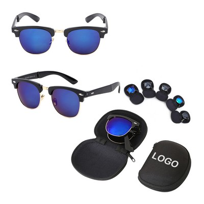 Folding Retro Sunglasses