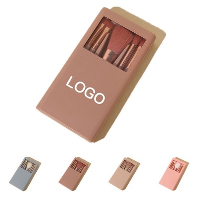 Mirror Makeup Brush Travel Set