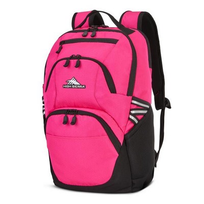 High Sierra® Flamingo Pink/Black Swoop Backpack
