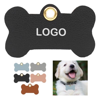 Pet ID Tag in PU Leather