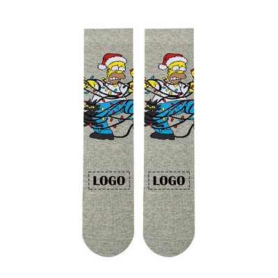 Cartoon Character Adult Cotton Socks
