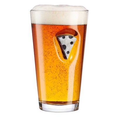 Cheese Embedded Pint Glass