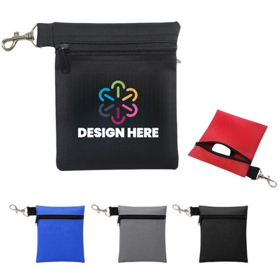 Portable Golf Ball Pouch Bag