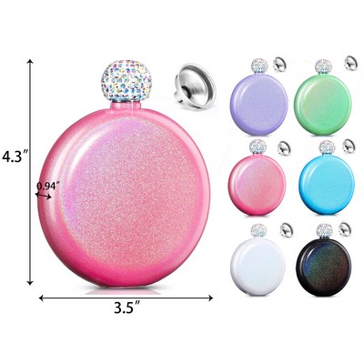 Stainless Steel Portable Whiskey Bottle