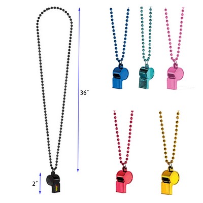 Whistle on Fashion Chain Necklace