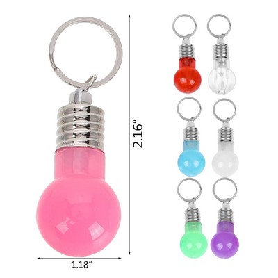 Led Mini Bulb Keychain