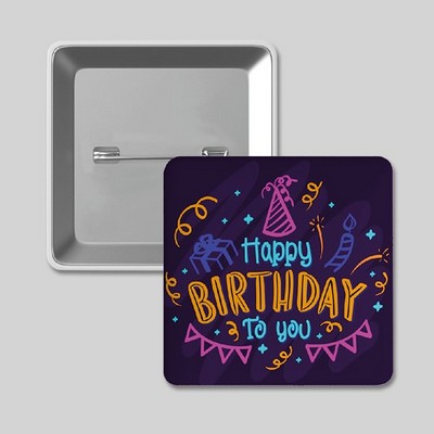 Square Buttons 2" x 2"