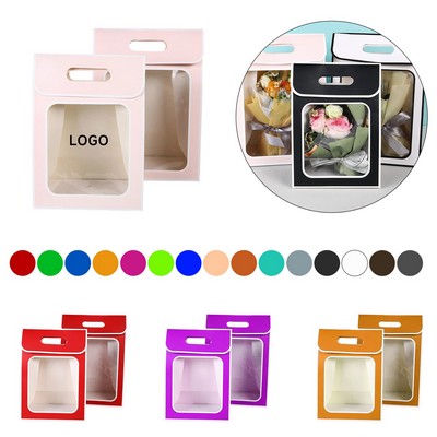 Kraft Paper Gift Bag w/Window