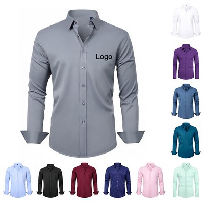Mens Dress Shirts Slim Fit Casual Button Down Shirts
