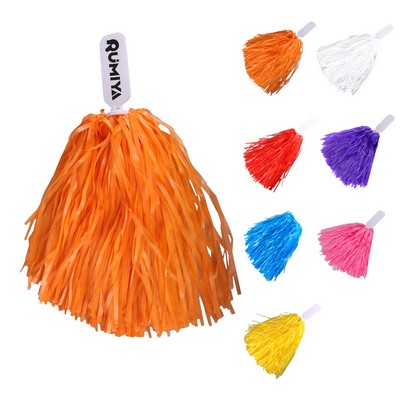 Custom Paddle Handle Pom Poms