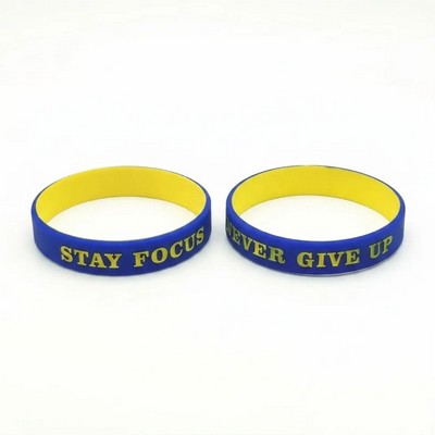 Debossed Silicone Wristband