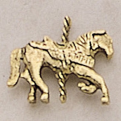 Carousel Horse Marken Design Cast Lapel Pin (Up to 7/8")