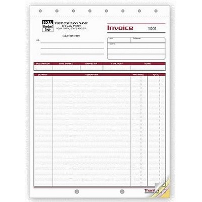 Invoice Forms - Spectra™ Collection, Large (2 Part)