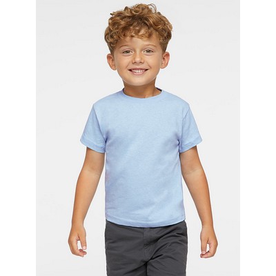 Rabbit Skins Toddler Crew Neck Short Sleeve Cotton Jersey T-Shirts